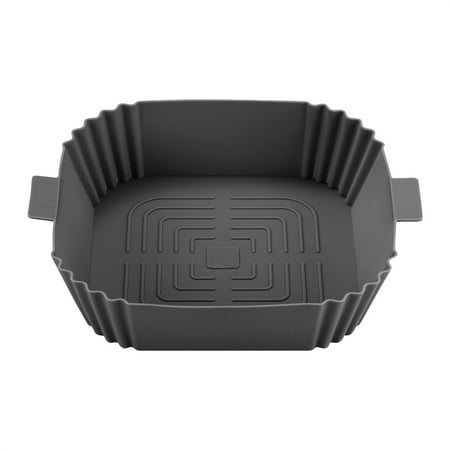 

Springcmy Air Fryer Silicone Tray Reusable Silicone Liners Basket Baking Pad Cooking Oven Accessories