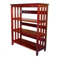 thumbnail image 2 of ORE International 36" Tall 3-Tier Wood Bookcase/Book Shelf in Cherry, 2 of 2