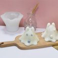 thumbnail image 3 of Billuyoard Fácil de limpiar, molde para pastel de Mousse de gato de dibujos animados DIY, moldes para velas de pudín 3D duraderos antiadherentes Suministros para perros SW-86, 3 of 6