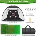 thumbnail image 7 of OUTGOO Golf Net with Practice Mat,Golf Hitting Aid Nets 10x7FT for Backyard Driving Chipping Training Swing with Target Mat Balls for Outdoor Indoor，Gifts for Men Dad Him and Golfer, 7 of 7