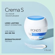 POND’S Crema S, Moisturizing Face Cream for Dry to Very Dry Skin – 1.75 oz