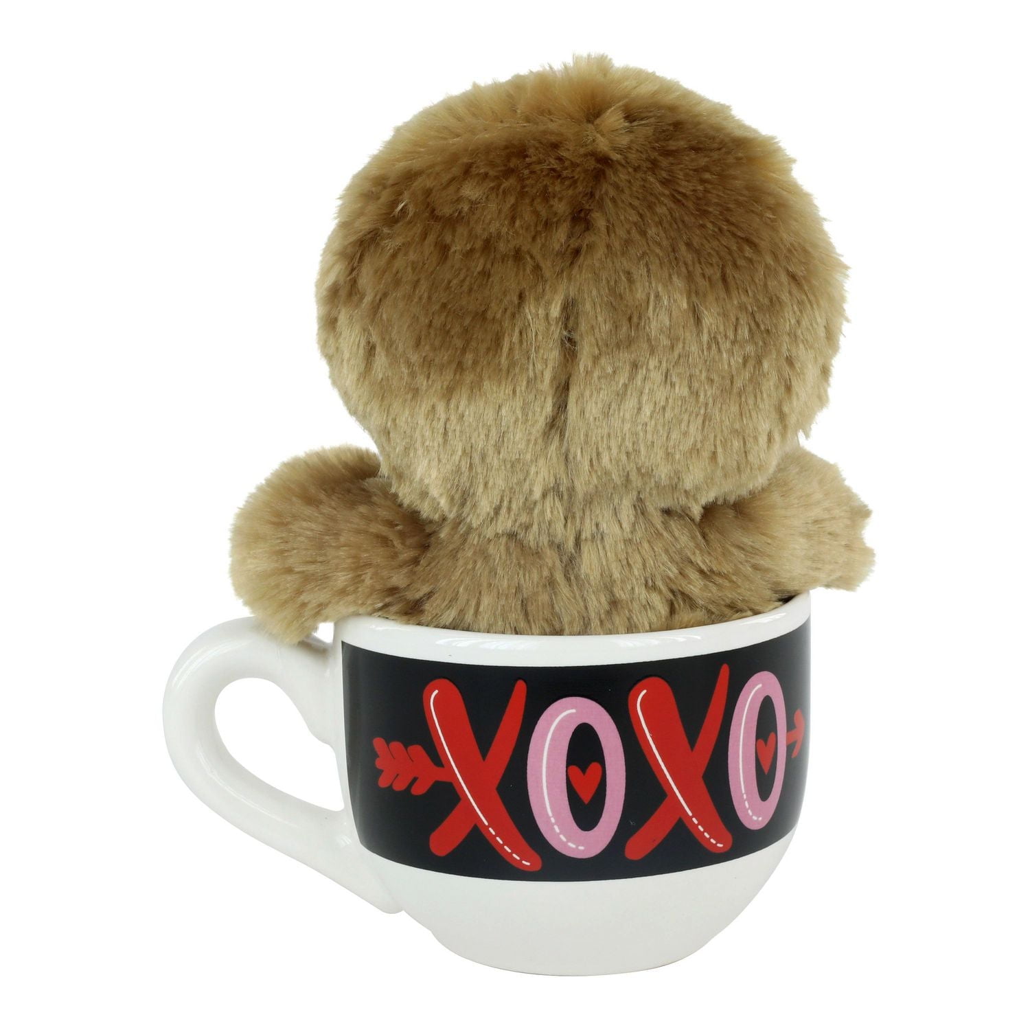 Way To Celebrate Valentine’s Day Plush Toy in Soup Mug, Sloth