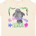 thumbnail image 4 of Inktastic St. Petersburg Florida Cute Swimming Manatee Boys or Girls Toddler T-Shirt, 4 of 5
