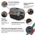 thumbnail image 2 of Transportín de viaje para mascotas Zoonee Ultra Premium fabricado en Italia, 2 of 8