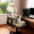 thumbnail image 3 of Binienty Hummingbird Flower Gaming Chair Covers Scratchproof Elastic Classic Seat Cushion Protectors Slipcover 4 Piece for Home, Office Decorations, 3 of 8