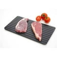 thumbnail image 4 of Aluminum Alloy Quick Defrost Tray - No Heat Needed, Fast Thawing - For Meat, Seafood & Steak, Maintain Freshness, 4 of 6