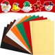 thumbnail image 5 of Hojas de tela de fieltro SHUYMXG adheridas para manualidades 14 hojas multicolores con respaldo adhesivo, 5 of 5