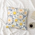 thumbnail image 4 of LNWH Decorative Pillow Covers, Elegant Lily Square Sofa Decorative Knit Pillow Case, 16"x16", 4 of 8