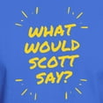 thumbnail image 3 of CafePress - What Would Scott Say T Shirt - Men's Classic Graphic Cotton T-Shirt, 3 of 4