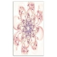 thumbnail image 2 of Fleurs Fractales en Fleurs Roses - Grandes Fleurs Art Mural sur Toile, 2 of 3