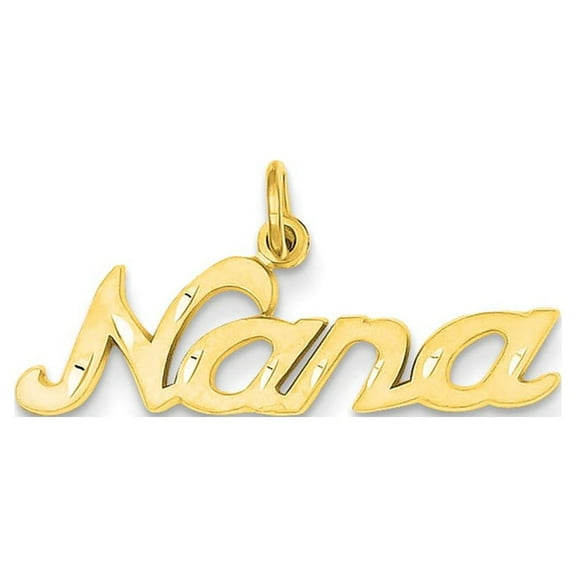 14k Yellow Gold Nana Charm