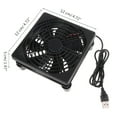 thumbnail image 5 of Oasiva Router Fan DIY PC Cooler TV Box Case Fan Cooling Silent Quiet 5V USB Power, 5 of 10