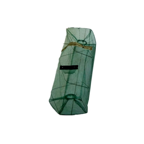 Filet de Pêche en Maille pour Crabe, Crevette, Homard, Crevette, Pliable, Piège à Main, Réseau de Pêche Pliable, Cage de Piège Couleur Aléatoire