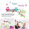 thumbnail image 2 of Bearachild Adhesivo de pared de dibujos animados de animales decorativos para interiores, espejo de cristal, papel tapiz autoadhesivo, bricolaje, familia Decoración del hogar Bearachild HA075050-00, 2 of 6