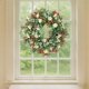 thumbnail image 5 of Decoración de guirnaldas de coronas de flores artificiales – Primavera y verano Puerta principal Ventana Porche Decoración de casa de campo, corona floral de plástico realista, multicolor, 5 of 7