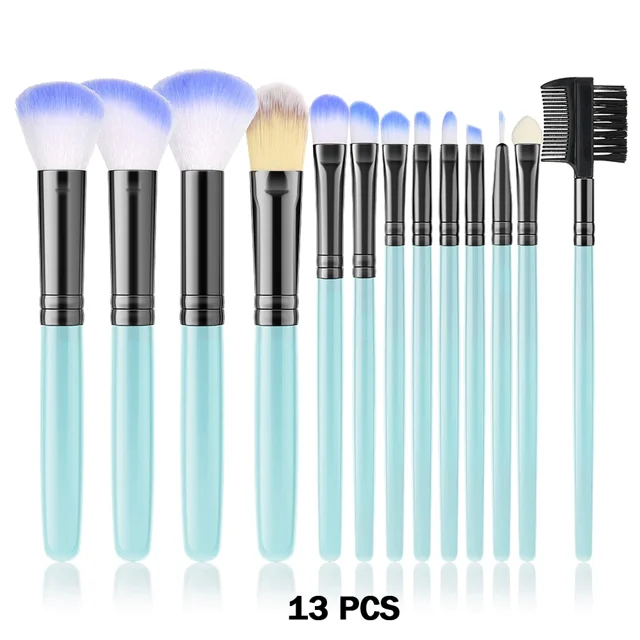 Juego de 10/32 brochas de maquillaje suaves y esponjosas para base de maquillaje, contorno, rubor, corrector, sombra de ojos, kit de maquillaje, herramientas de belleza para mujeres