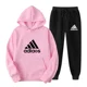thumbnail image 3 of Sudadera con capucha y pantalones de chándal para hombre y mujer, ropa deportiva de marca de alta calidad, informal, con estampado relajado, para campamento y pesca, a la moda, novedad de otoño e invi, 3 of 5