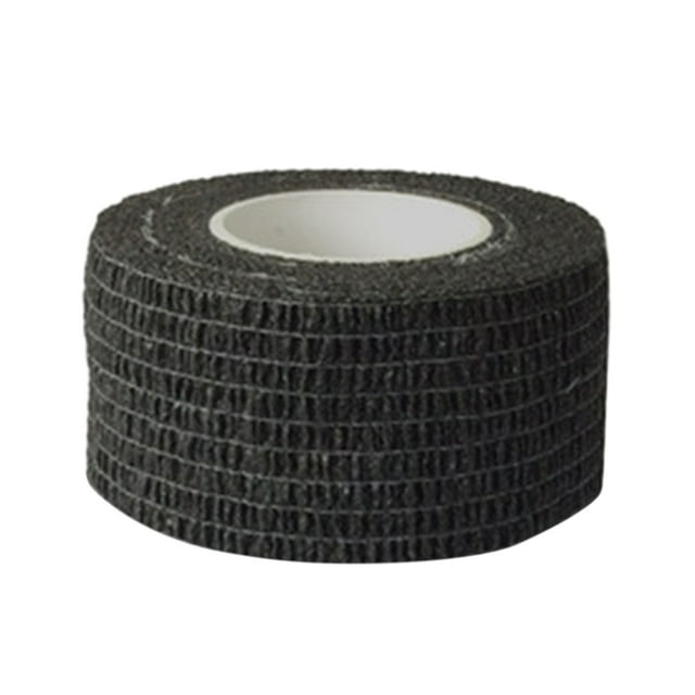 Graflsoa Bandage Élastique Non Tissé Auto-Adhésif, 2,5 cm x 4,5 m, Noir (Minimum 12 Rouleaux)