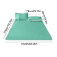thumbnail image 3 of Ice Silk Mat Set Breathable Mattress Topper Soft Nylon for Cooling Comfort Dorm Bedroom, 3 of 6
