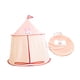 thumbnail image 3 of Tienda para niños pequeños, tipi plegable, tienda de juegos para niños, con castillo para picnics, juegos interiores al aire libre, rosa, 3 of 9