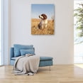 thumbnail image 2 of Cuadro Decorativo - Alerta en Otoño Perro Cazador Jr  Impresión en canvas, estrechado., 2 of 2