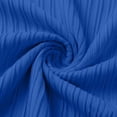 thumbnail image 5 of Efsteb Women's Round Neck Ruffle Sleeve Pleated Mini Dress Short Sleeve A-Line Dress for Summer Daily Work Office Casual (Blue,S), 5 of 9