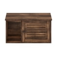 thumbnail image 3 of HomeStock City Sleek Hidden Cat Litter Box With Divider, Rustic Brown, 3 of 4
