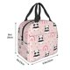thumbnail image 3 of Disketp Cute Cartoon Panda Bolsa Térmica para Almuerzo para Hombre y Mujer, Ideal para Trabajo, Senderismo y Picnic, 3 of 8