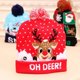 thumbnail image 3 of ¡A la venta! Gorro navideño de punto con luz LED, gorro cálido iluminado para niños y adultos, decoración navideña de Año Nuevo, 2022, 3 of 4