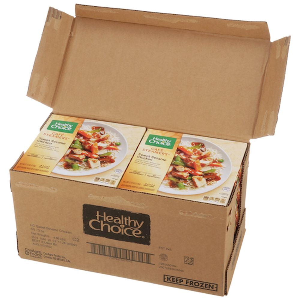 Healthy Choice Cafe Steamers Sweet Sesame Chicken, 9.75 Ounce -- 8 per Case.