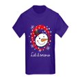 thumbnail image 1 of CafePress - Let It Snow 4 Kids Dark T Shirt - Kids Dark T-Shirt, 1 of 1