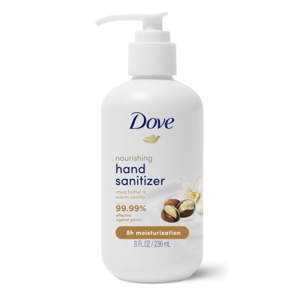 Dove Nourishing Hand Sanitizer Shea Butter and Warm Vanilla, 8 oz