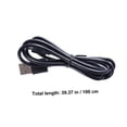 thumbnail image 5 of HAMPPLIES Cable USB Micro Negro Para Y Transferencia De Datos Para Teléfonos Y Tabletas, 5 of 5