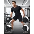 thumbnail image 3 of Alpinario Men's Athletic Gym Shorts with Pockets, Quick Dry Running Basketball Workout Shorts, Breathable Sports Activewear Training Trunks, Elastic Waistband Drawstring Performance Running Shorts, 3 of 8