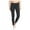 Black, variant on DKNY Womens Sport Essential High Rise Mesh Inset Ankle Leggings;XS