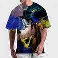 thumbnail image 3 of Camiseta con estampado 3D de Disney Goofy, nueva camiseta animada, top de verano para parejas, padres e hijos, manga corta, verano genial, 3 of 4