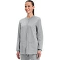 thumbnail image 6 of Cherokee Women's Snap Front Scrub Jacket with 3 Pockets and Knit Cuff - WW340, 6 of 10