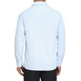 thumbnail image 3 of CAMISA DE NEGOCIO DE MANGA LARGA CON BOTONES PARA HOMBRES INSPIRAR CHIC M PATTERN M BLANCA AZUL, 3 of 5