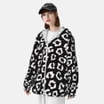 thumbnail image 3 of Lsque Black Leopard UPF 50+ Lightweight Sun Protection Men's Women's Long Sleeve Shirt, Hoodie Performance -Small, 3 of 9