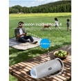 thumbnail image 4 of BOCINA BLUETOOTH PORTATIL SONIDO HI-FI Y LUCES LED GRIS, 4 of 7