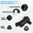 thumbnail image 3 of Bomba de lavaparabrisas Unique Bargains con grommet para Kia Sedona 2015-2021 y Kia Sorento 2016-2020 en color negro, 3 of 6