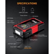 GOOLOO A5 Jump Starter with Air Compressor, 4000A Car Battery Jump Starter for All Gas & 10.0L Diesel Engines, 45W PD Fast Charging, Portable 12V Jump Box with 160 PSI Tire Inflator Auto Shut-Off