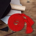 thumbnail image 5 of Graduation Season Honor Cord with Tassels for Bachelor, Master, Doctoral Ceremony, 68 Inch Cotton Honor Ropes Graduation Decorative Ribbon Necklace Props Accessory, 1Pc, Multicolor(Red,68x1"), 5 of 7