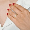 thumbnail image 5 of TimeLe$$ Classics 0.50 Carat Lab Grown 6 Prong Solitaire Round Cut Solitaire Diamond Engagement Ring For Women in 14K Yellow Gold (Ring Size: 9.5), 5 of 5