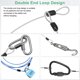 thumbnail image 4 of Uxcell 10-Pack Candado de Cable de Seguridad, 1FT 3mm Recubierto de Acero Inoxidable, Cable de Alambre Resistente a Cortes para Equipaje [Transparente], 4 of 6