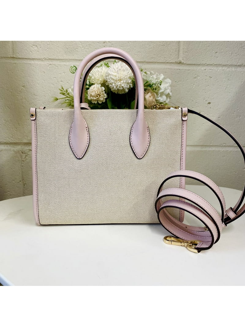 大人気★Michael Kors★MIRELLA SMALL SHOPPER XBODY Michael Kors Mirella Small Top Zip Canvas Shopper Crossbody