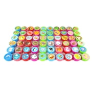 TINYMILLS Animals 60pc Pre-Inked Stamps for Kids, Birthday Party, Party Favors