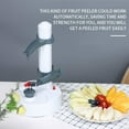 thumbnail image 4 of Automatic Electric Fruit Peeler Potato Peeler Adjustable Kitchen Vegetable Peeling Machine  Green, 4 of 6
