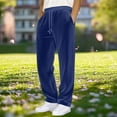 thumbnail image 2 of Men Corduroy Drawstring Pocket Straight Loose Casual Pants, 2 of 4