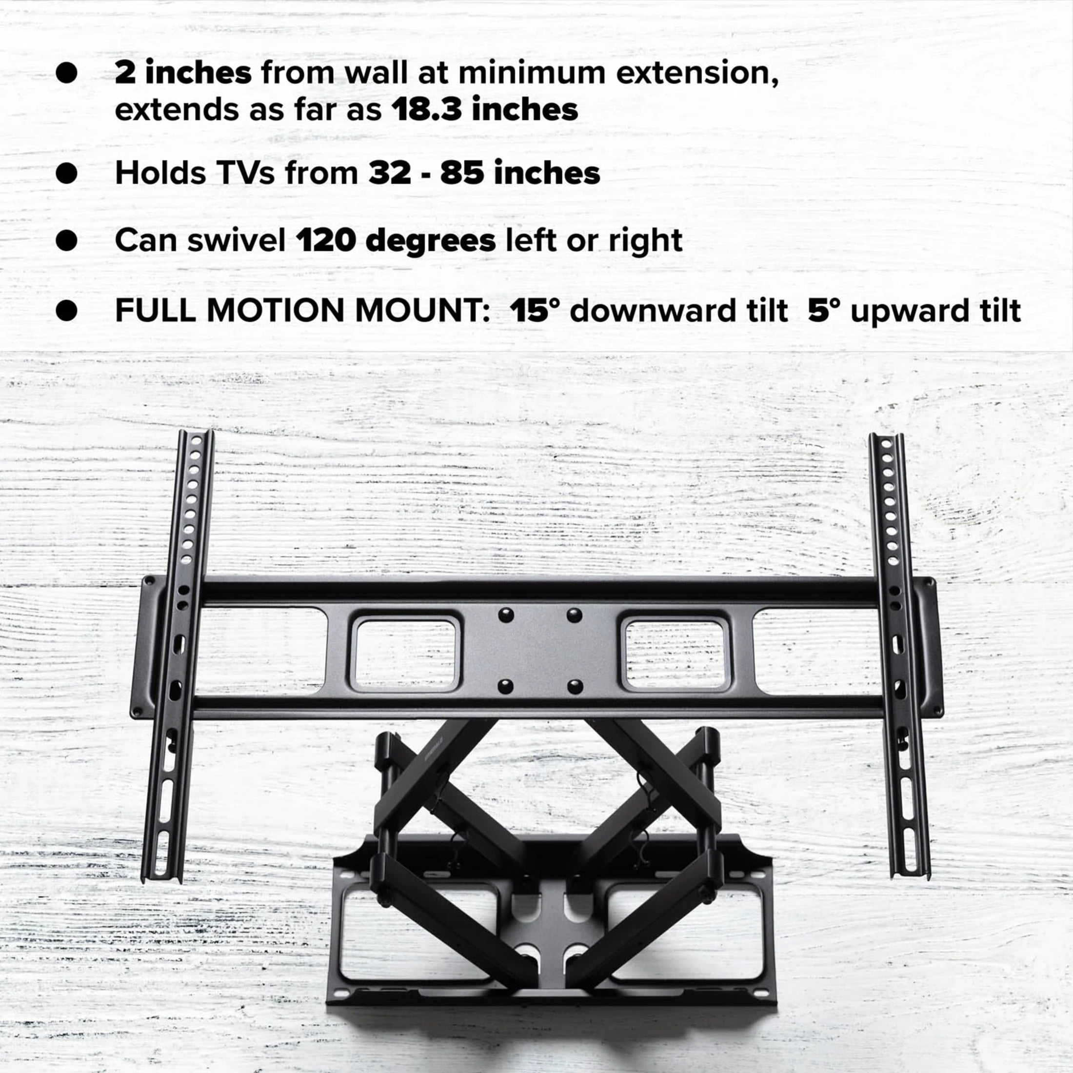 テレヴィジョン　M Chief Fusion X-Large Micro-Adjustable TV Wall Mount - For 55